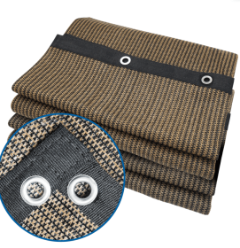 Prohibited From Sale On Amazon XISHAN Garden Network HDPE (Option: 10X12ft-Mocha)