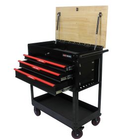 Metal Multi-tool Cart (Option: BlackRed)
