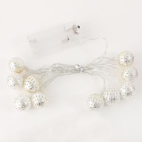 1pc; LED String Lights; Moroccan Hanging String Lights; Battery Operated Warm White Fairy Lights; For Indoor Decor; Home; Bedroom; Party; Wedding (size: 4.9ft/1.5m 10LEDs)